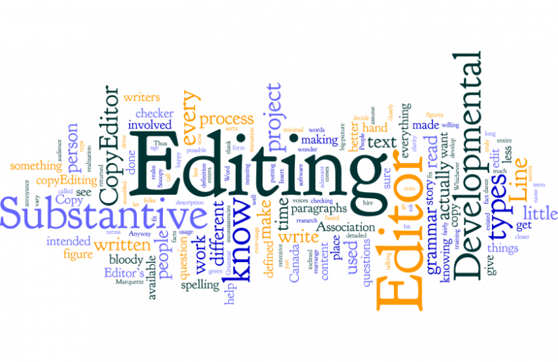 Infographic on book editing